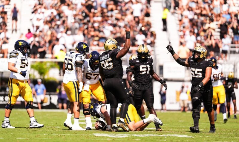 WVU Offensive Line Allows Season-High Sacks Against UCF, Needs To Build Connection